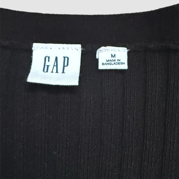 GAP size M Women's Black Ribbed Sweater - Picture 3 of 5